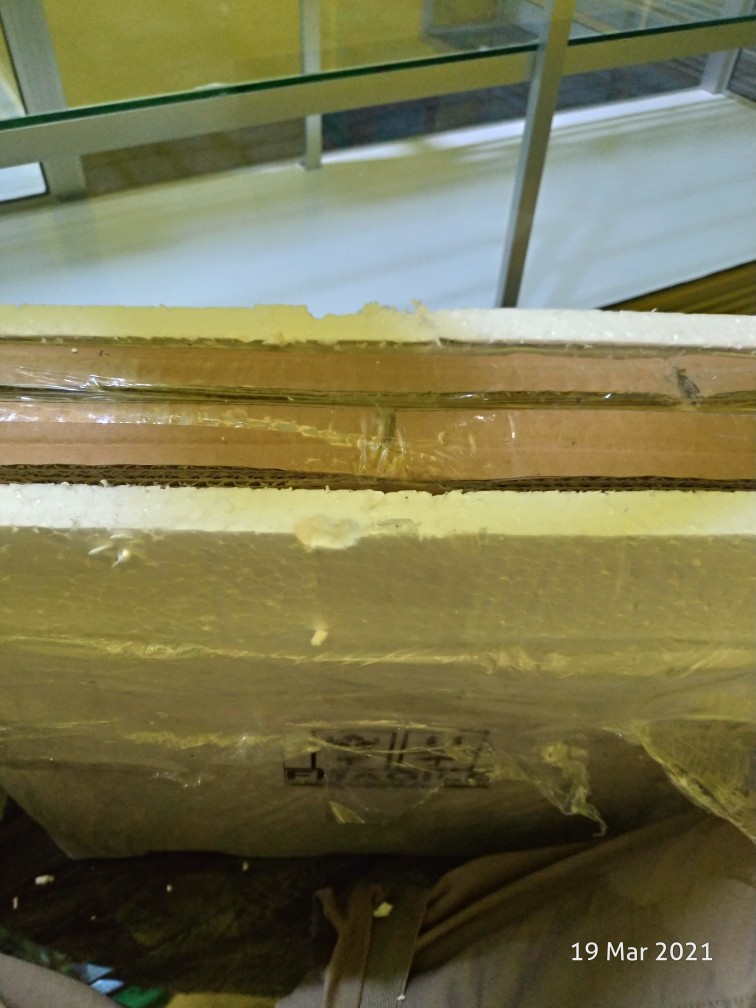 Tempat Uang Acrylic 2mm Putih Susu