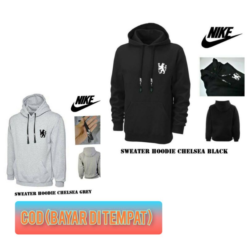 SWEATER HOODIE CLUB BOLA CHELSEA|JAKET BOLA