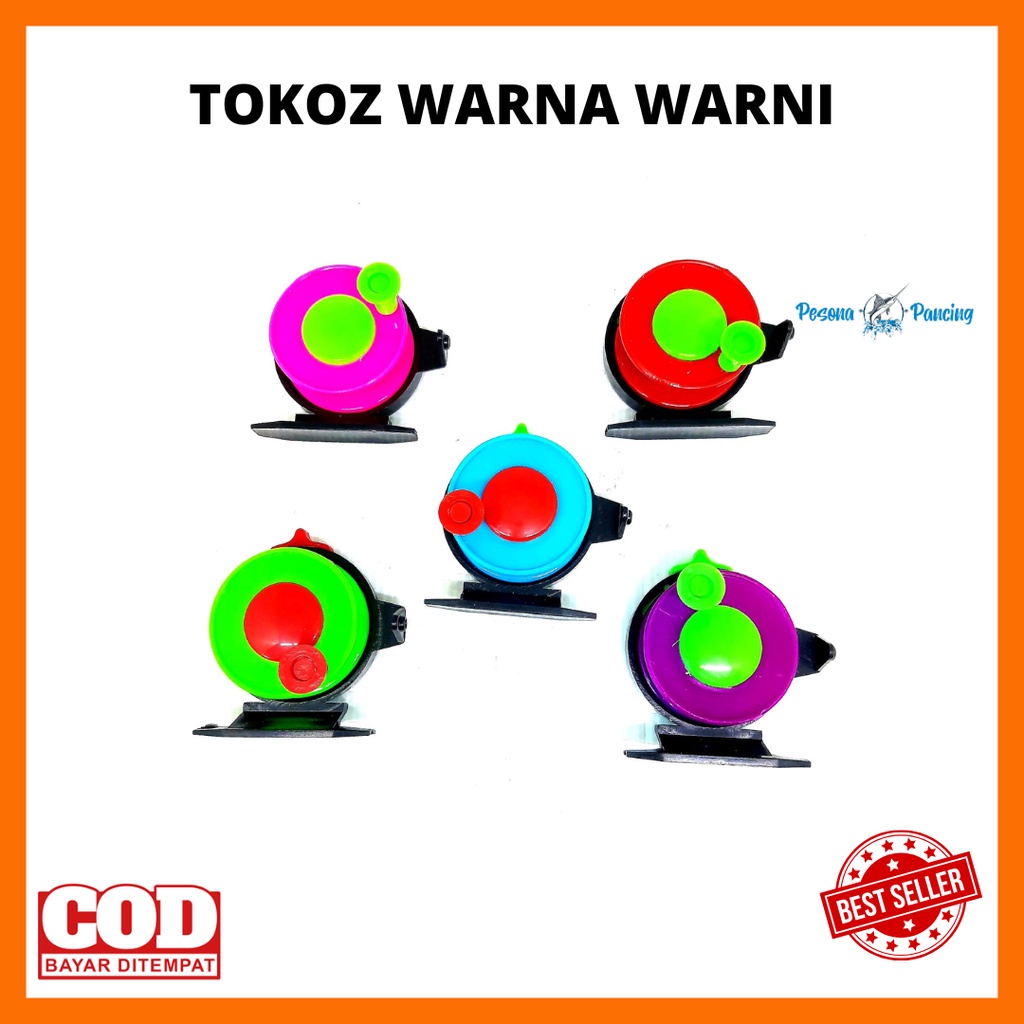 Reel Pancing MODEL TOKOZ UNTUK TEGEK WARNA MULTICOLOR Harga GROSIRR