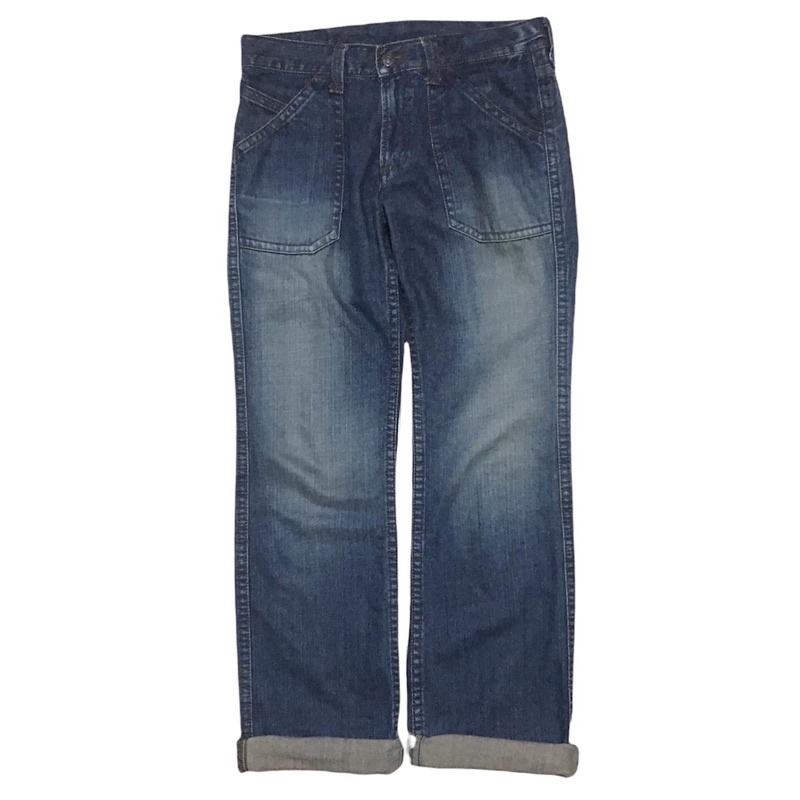 Celana fatigue jeans crackwash bobson secnd