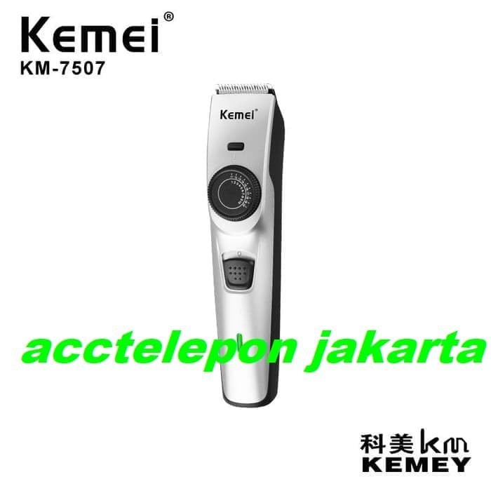 Kemei KM-7507 Professional Hair Clipper Rechargeable Electric Trimmer