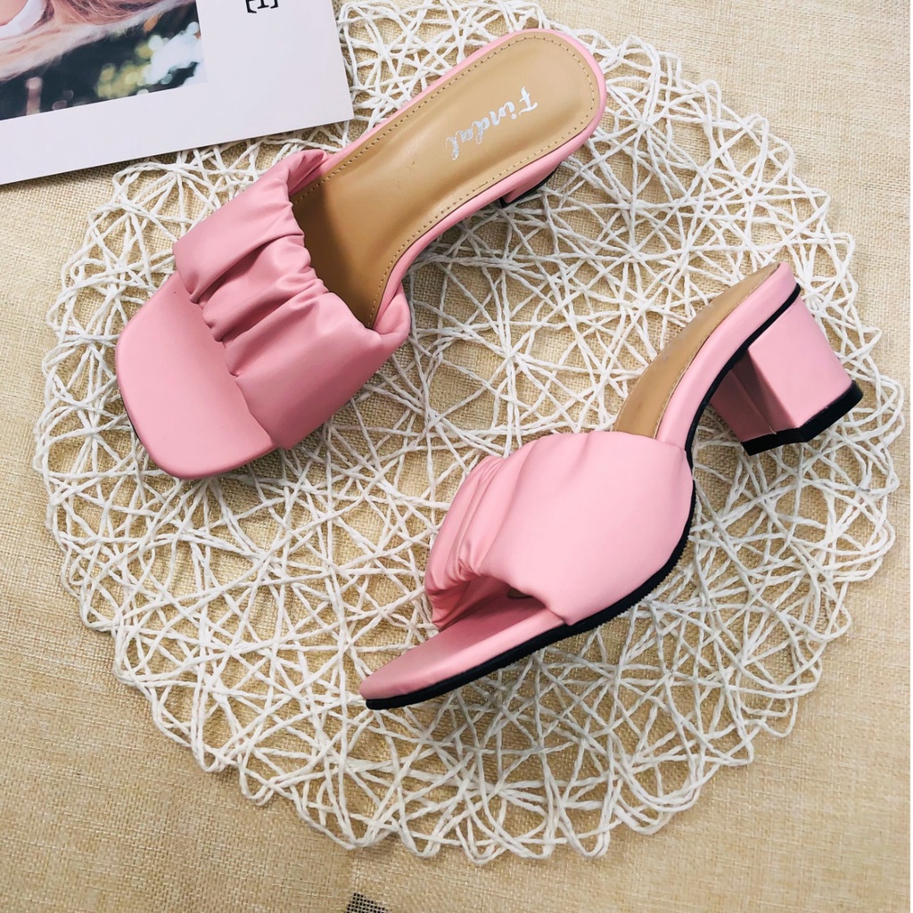 Sendal Hak Tinggi Model Manis High Heels Wanita Cantik  Sandal Pesta Formal Semi Formal HL-001