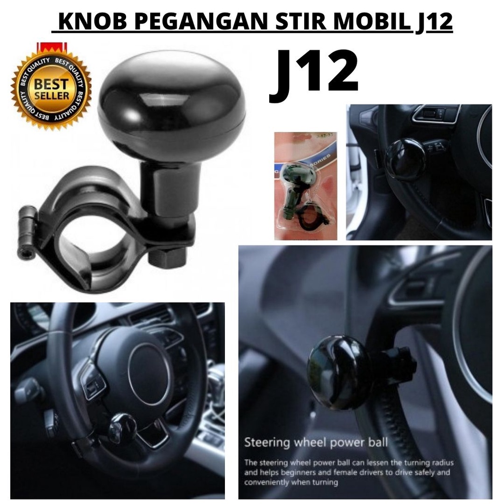 Knob Pegangan Booster Stir Mobil Universal Steering Wheel Power Ball Control 111