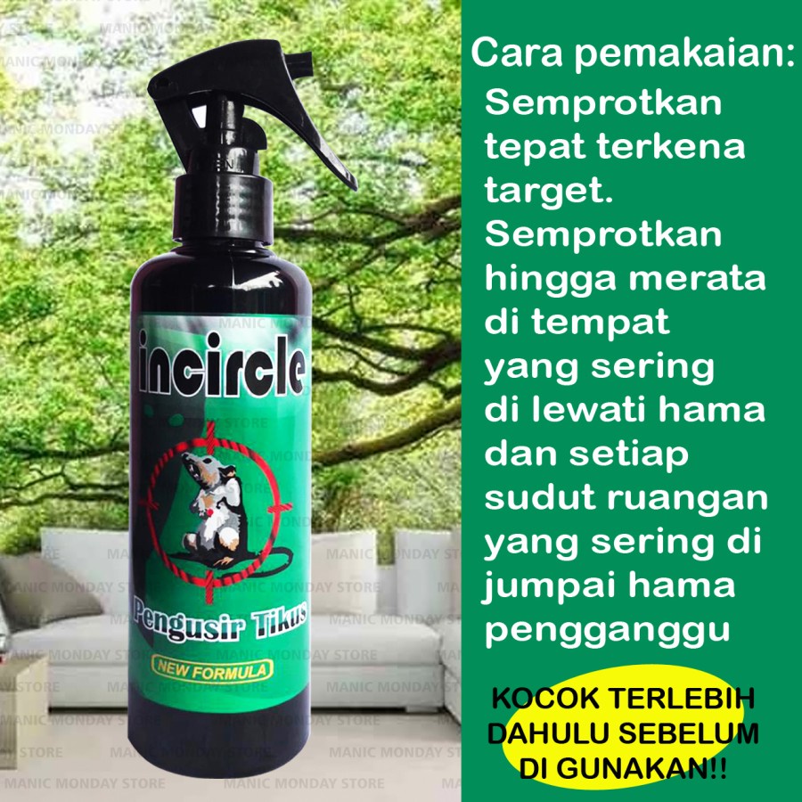 Obat Pembasmi Tikus Pengusir tikus Rumah Incircle Ampuh Dan Efektif