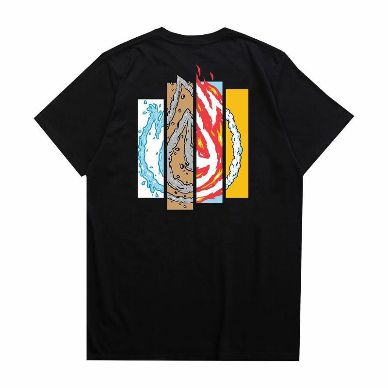 CROOZ ELEMENTA TSHIRT BLACK- t-shirt- kaos crooz- tshirt designs- croozshophouse
