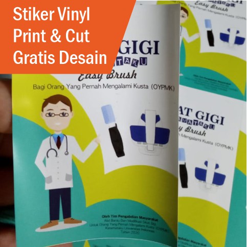 

Stiker cutting vinyl (plastik) kemasan Produk