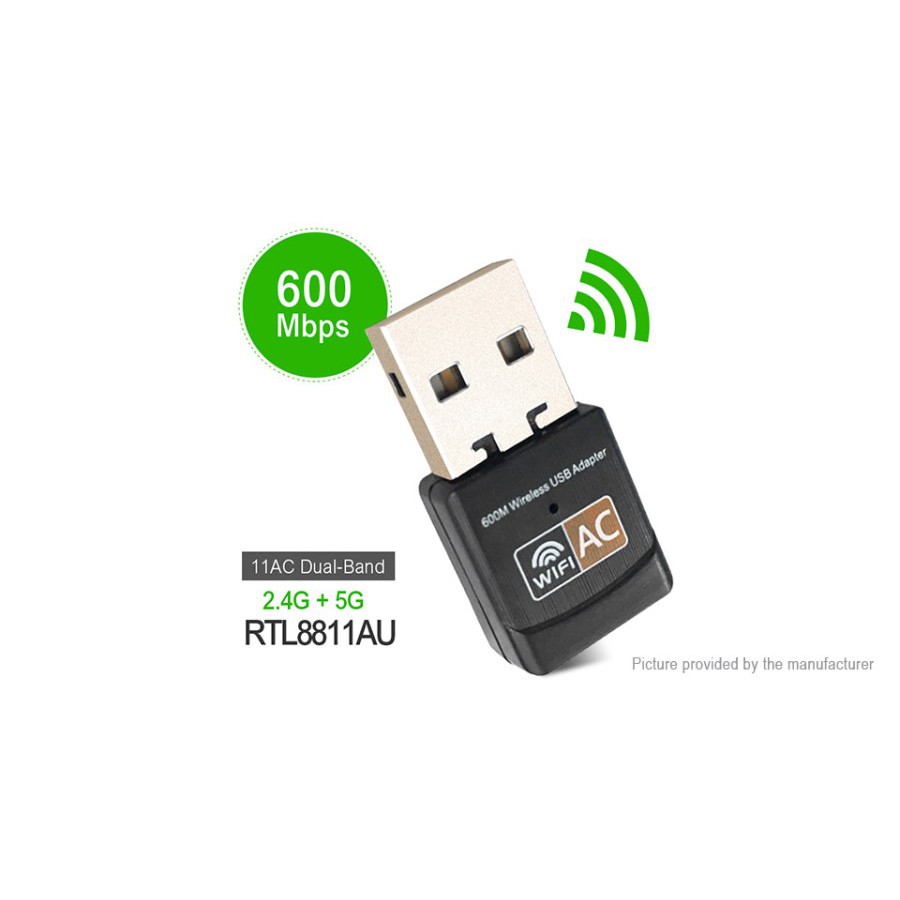 UAC09 Dual Band 5GHz &amp; 2.4GHz Mini USB WiFi Adapter 802.11AC