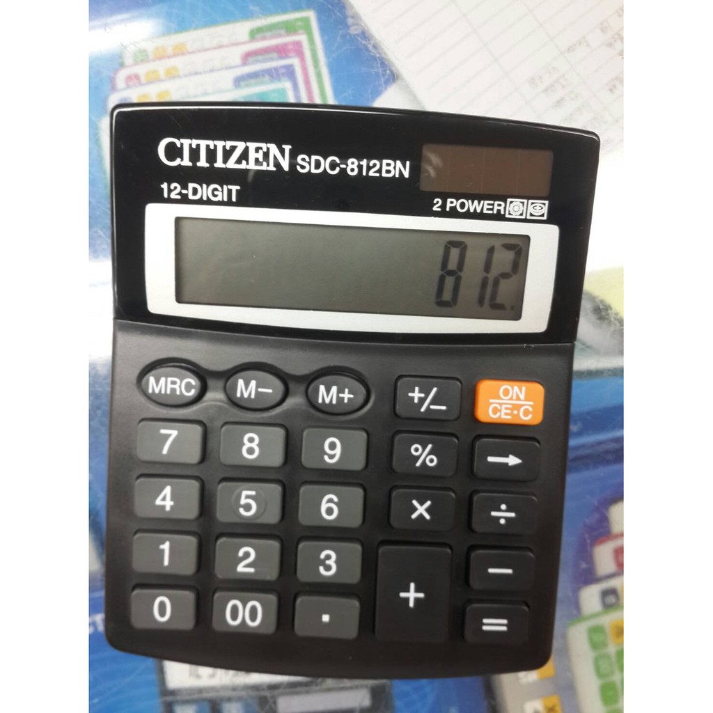 

Ready Stok Kalkulator Citizen SDC 812BN Obral