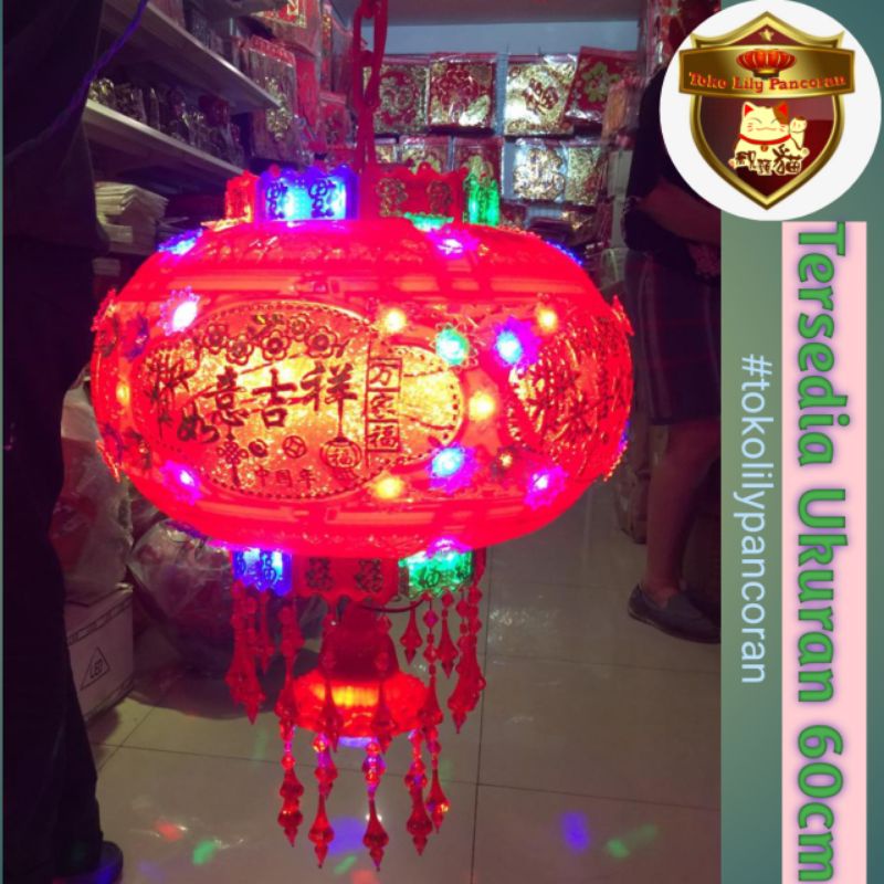 Lampu Lampion LED Imlek / Lampu LED Import / Lampu Tahun Baru / Tenlung Imlek / Lentera Imlek