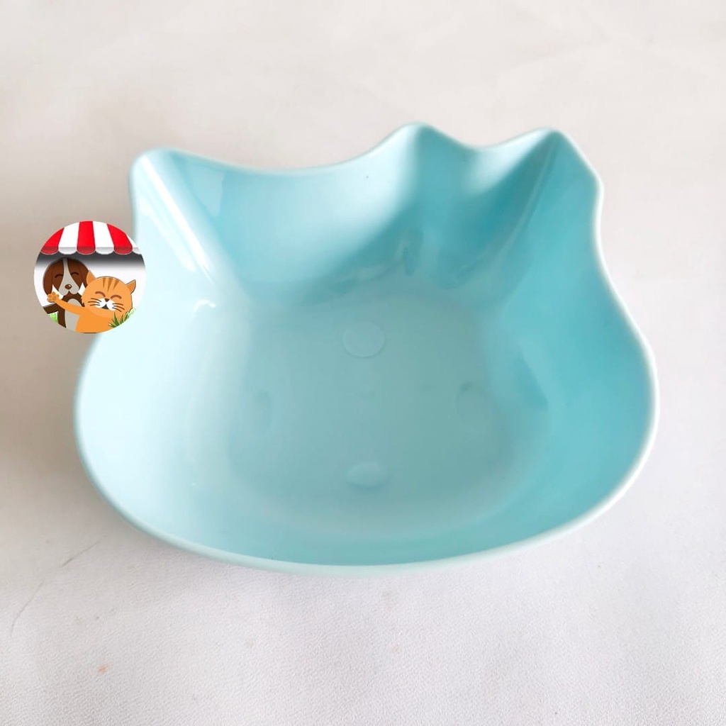 Tempat Makan Minum Bentuk Hello Kitty Pet Bowl Kucing Anjing Hewan