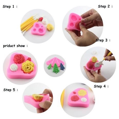 3D Silicon Mold Fondant Cake Decoration - Mickey Mouse