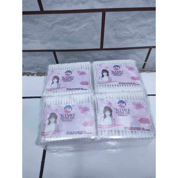 korek kuping isi 100pcs KIMO dewasa / korek kuping Kimo baby / cotton buds