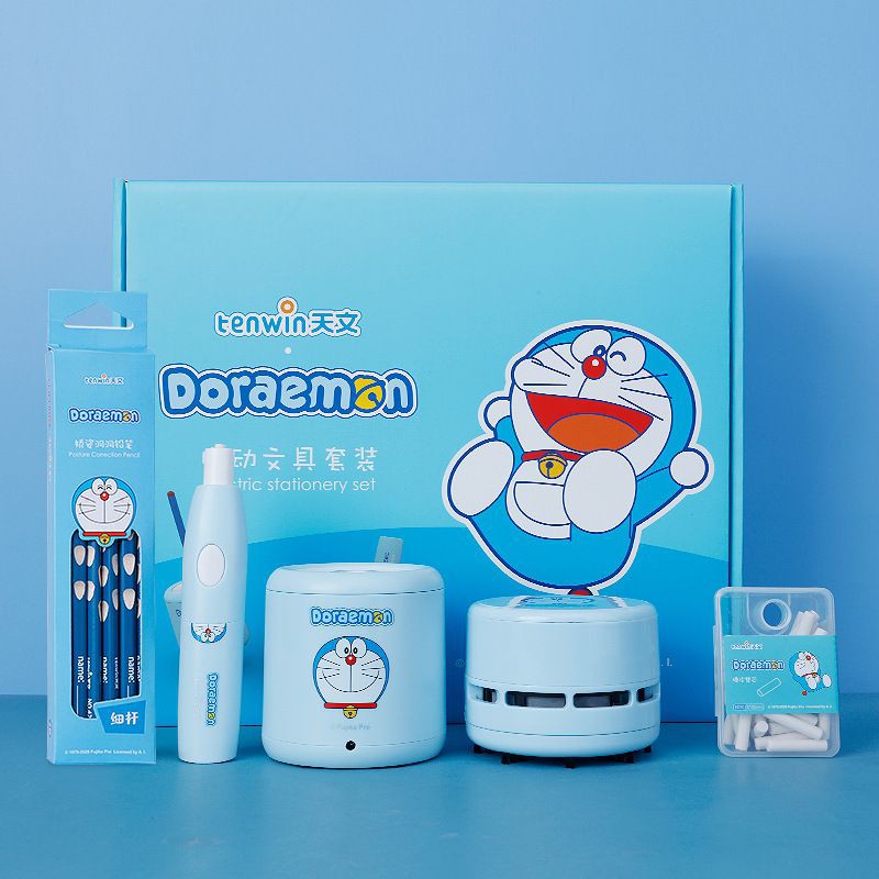 

Perlengkapan Alat Tulis/Peralatan Tulis Elektrik Baterai Doraemon STATIONERY SET