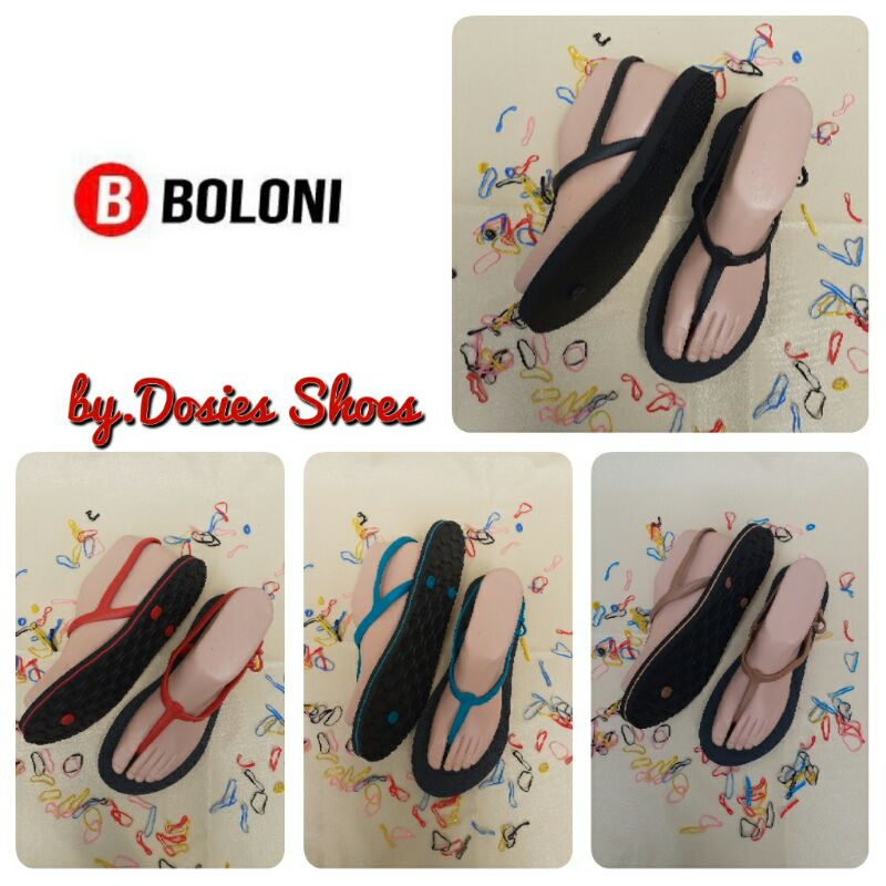 BOLONI | Sandal Jepit Wanita Sendal Flat Tali REP NEW ERA Raisa