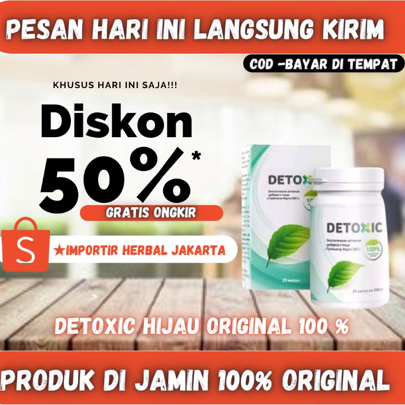 Detoxic Hijau Asli Rusia Anti Parasit Original Pembasmi