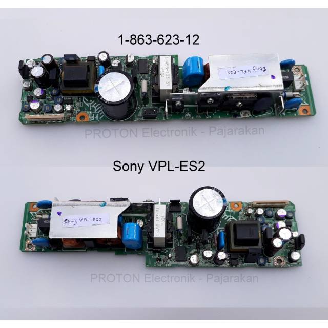 PSU LCD Proyektor Sony VPL-ES2 . Mesin PCB Projector Power board 1-863-623-12