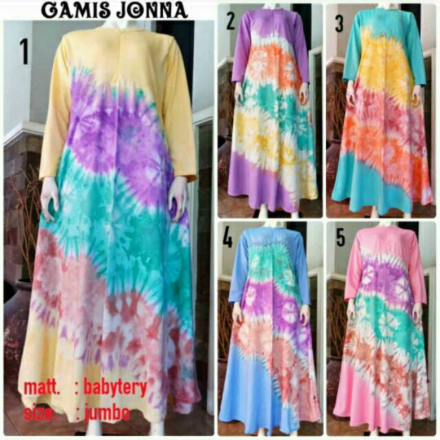 Gamis jumputan jumbo
