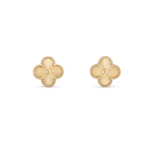 Van Cleef Arpels Anting/ Vintage Alhambra Earring/ Van Cleef/ Anting bentuk bunga/ Anting korea