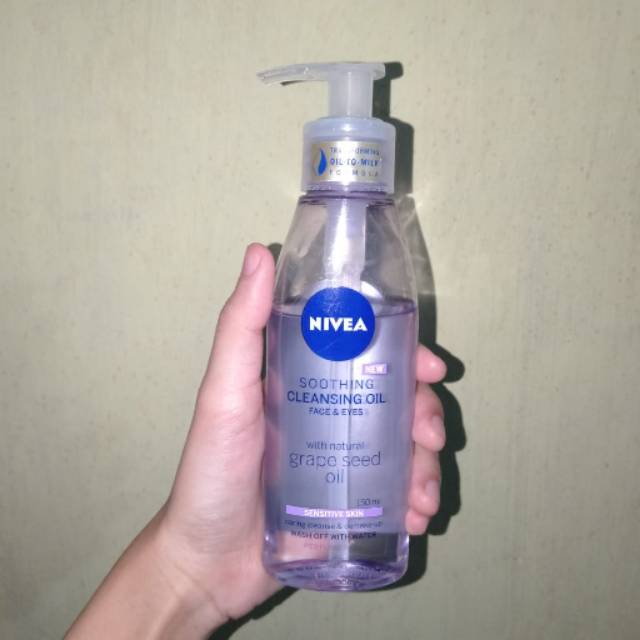 Preloved cleansing oil nivea grape seed oil