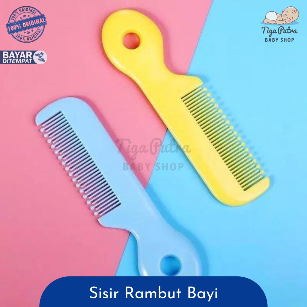 Sisir Rambut Khusus Bayi Import Ujung Tumpul