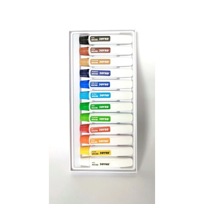 

RK Cat Akrilik 12 Warna Tube Joyko Acrylic Colors 12 Ml