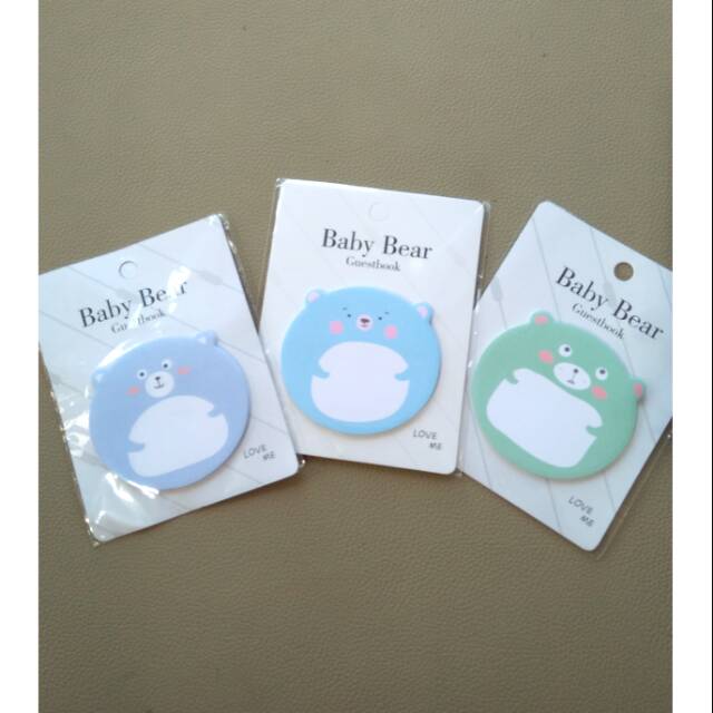 

STICKY NOTES MEMO BABY BEAR