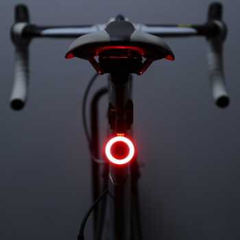 Murah Zacro Lampu Sepeda Tail Light LED Bicycle USB Charging - ZHA0097