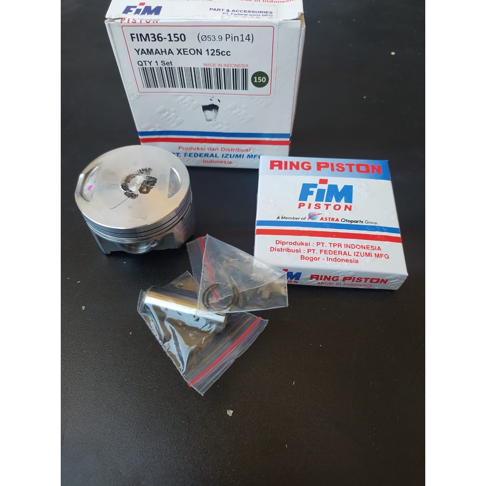 2m Seher Piston Kit Xeon 125 OS 150 Dim 53.9 Pen 14 FIM36 FIM