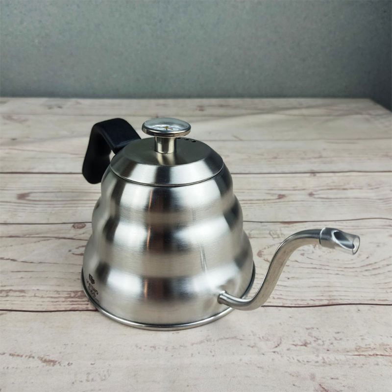 GOOSENECK KETTLE THERMOMETER BUONO 1000ml &amp; 1200ml / TEKO KOPI LEHER ANGSA DENGAN TERMOMETER / TEKO V60 DRIP POUR OVER KETTLE