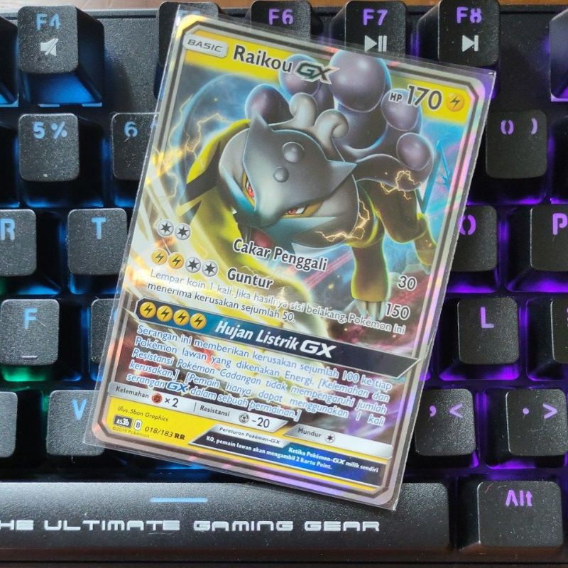 Raikou GX 018/183 - As3b Pokemon TCG Indonesia