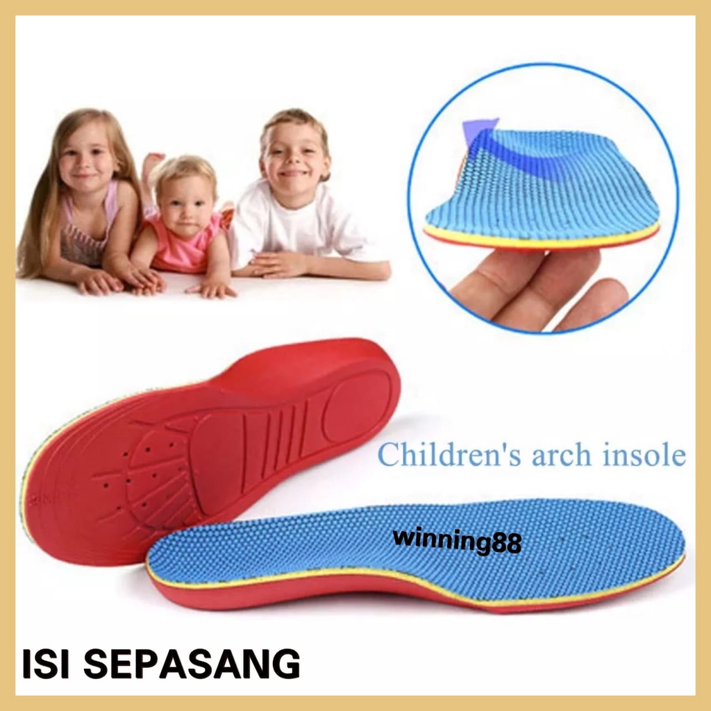 BEST QUALITY INSOLE SEPATU ANAK FLAT FOOT SUPPORT ARCH SUPPORT  ALAS SEPATU ANAK SOL SEPATU UNTUK ANAK BANTALN SEPATU ANAK SOL SEPATU KAKI DATAR