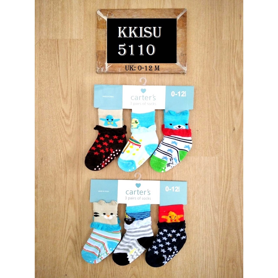 Carterlove Kaos Kaki Baby 3 Pcs (CRT-KKAS /KKBM)