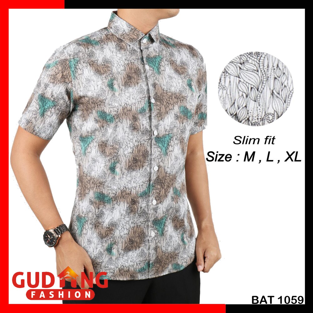 Batik Cowok Lengan Pendek BAT 1059