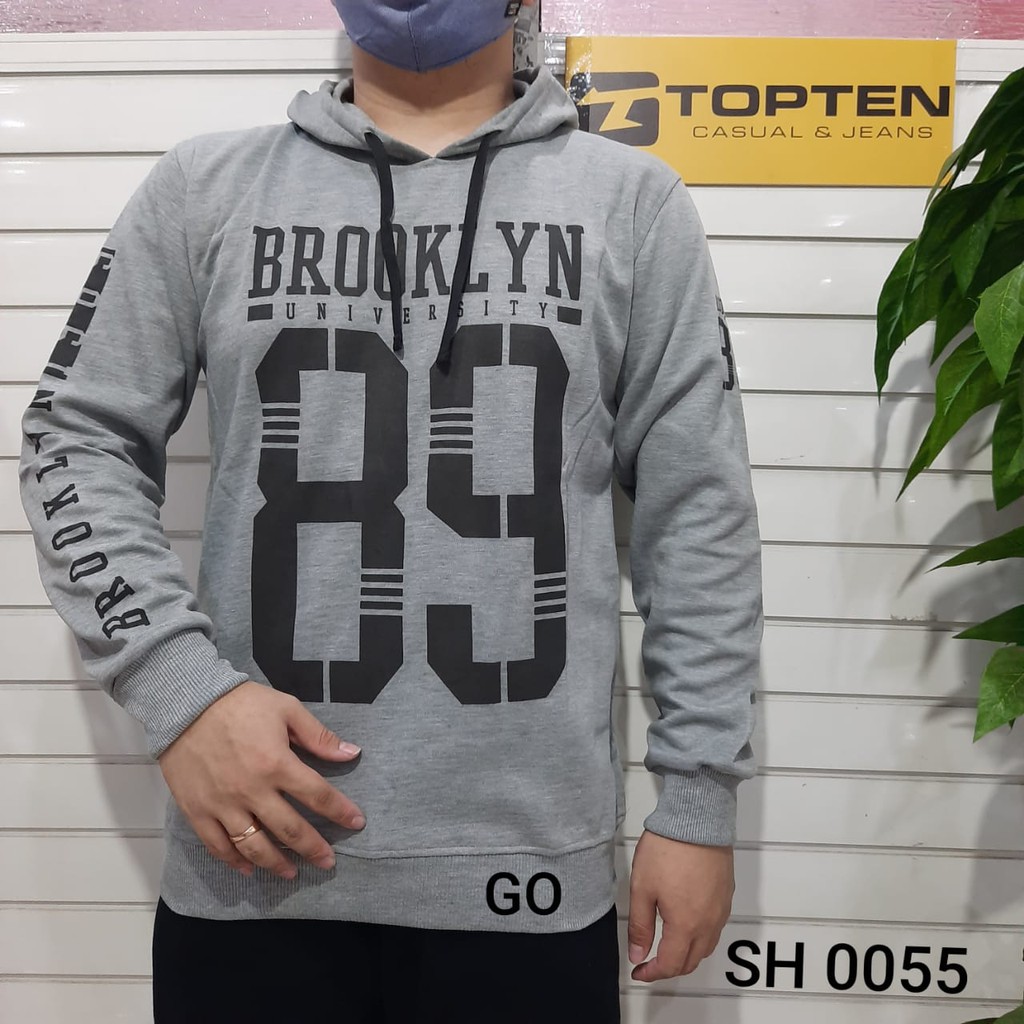 bb XL TOPTEN SWEATER Pakaian Pria Outerwear Sweater Cardigan Hoodie Casual Motif Lengan Panjang