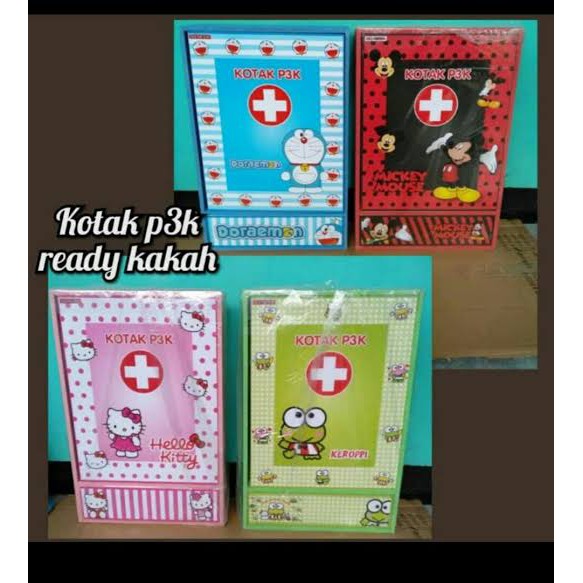 Kotak Obat P3K Karakter / Tempat Penyimpan Obat Karakter