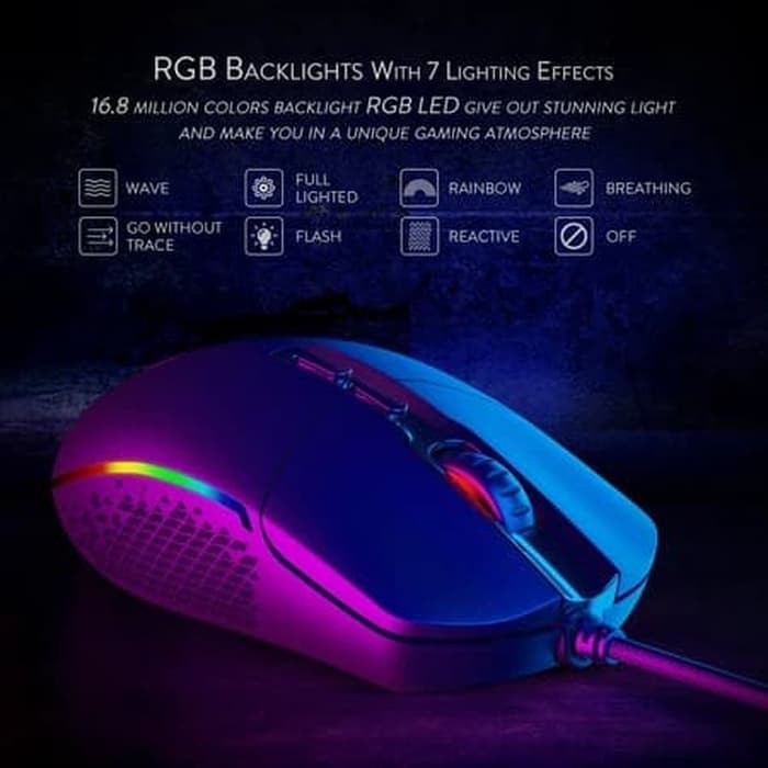 Redragon RGB INVADER - M719-RGB Gaming Mouse-6