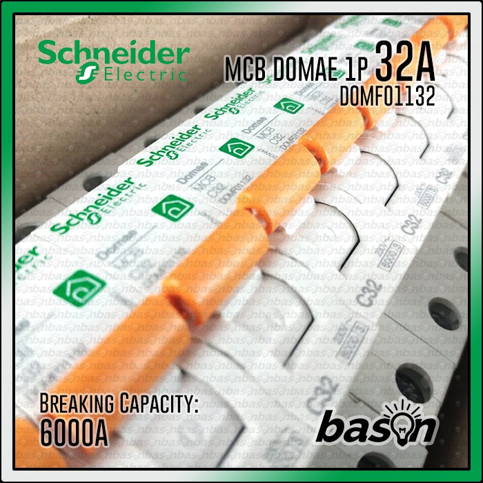 SCHNEIDER MCB Domae 1Phase 32A - circuit breaker / pemutus sikrit