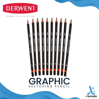 Pensil Gambar Derwent Graphic Pencil Drawing Sketching