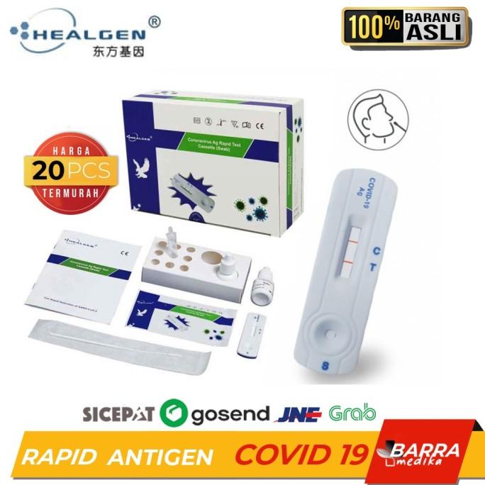 Ready Swab Antigen Healgen / Rapid Antigen Covid 19 Majdinafhi