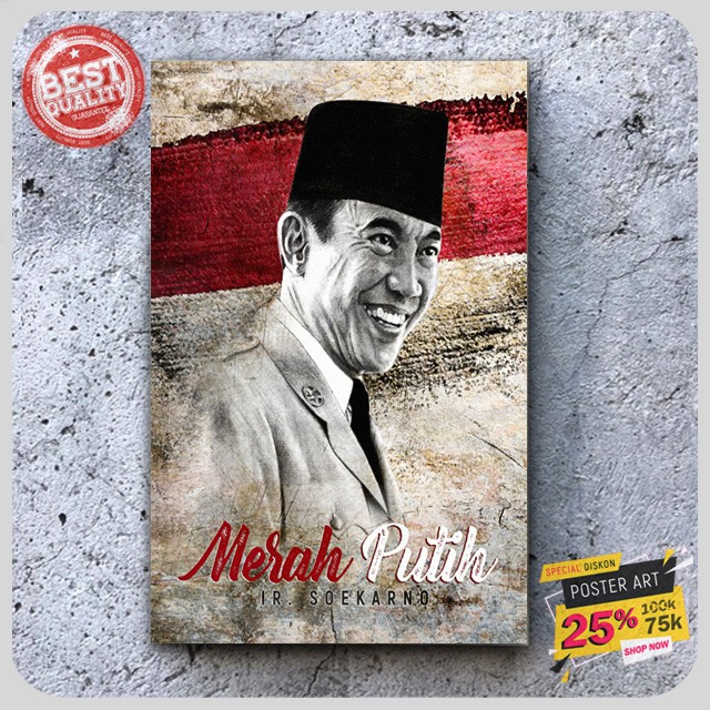 Hiasan dinding - Walldecor - Pajangan dinding  Soekarno 304523FHZ