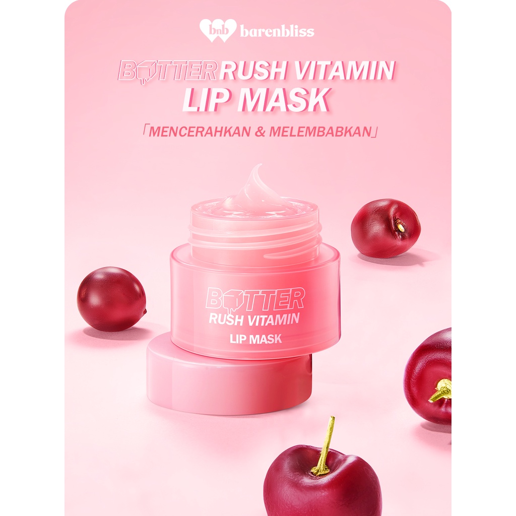 Jual BNB Barenbliss Butter Rush Vitamin Lip Mask Moisturizing Lips Balm ...