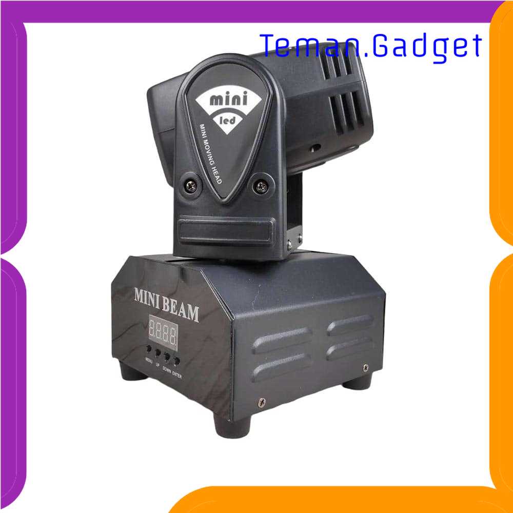 TG-DHA SHEHDS Lampu Sorot Panggung Spotlight RGB Moving Head 10W - DMX512
