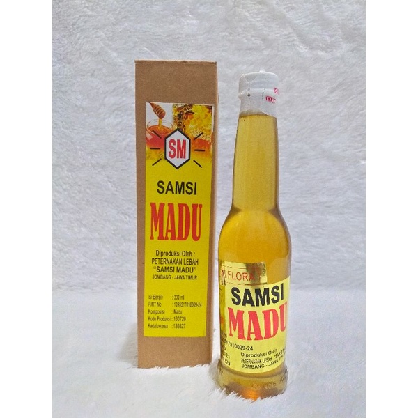 

Samsi Madu, Madu Murni (330ml). Bunga Multiflora.