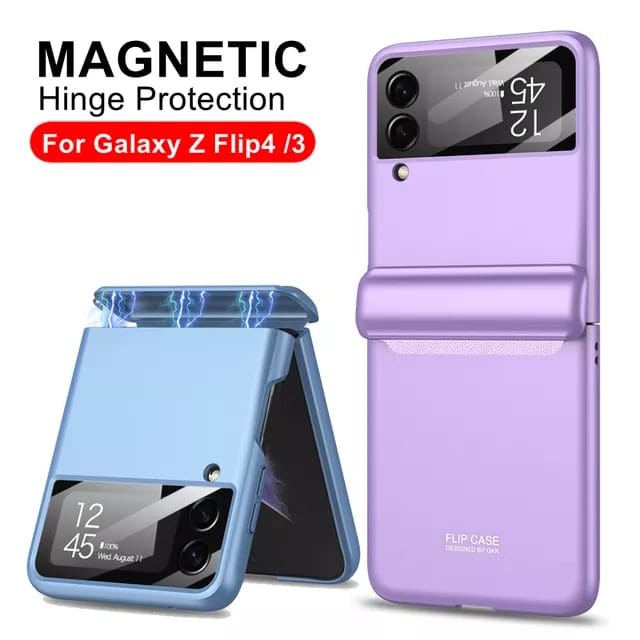 CASE SAMSUNG GALAXY Z FLIP 4 5G FLIP 3 MAGNETIC HINGE PROTECTION