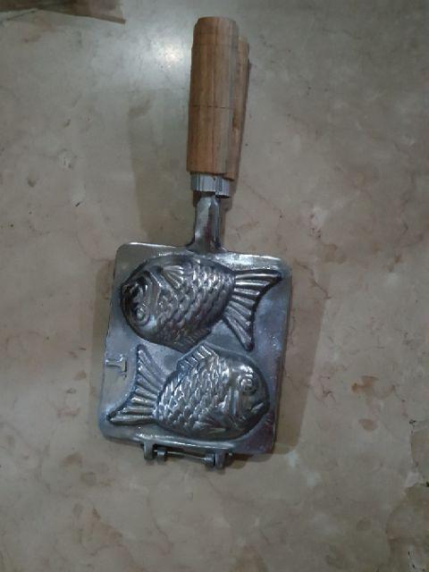 Cetakan Kue Waffle Motif Ikan Taiyaki Bungeoppang Korean Pan