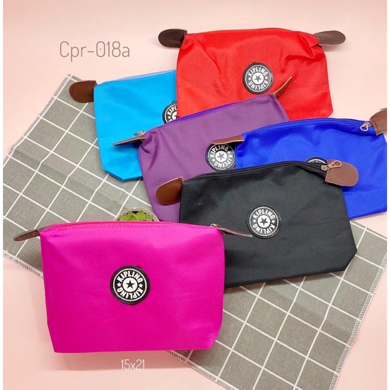 pouch kosmetik polos high quality poku dompet kosmetik polos kuping import