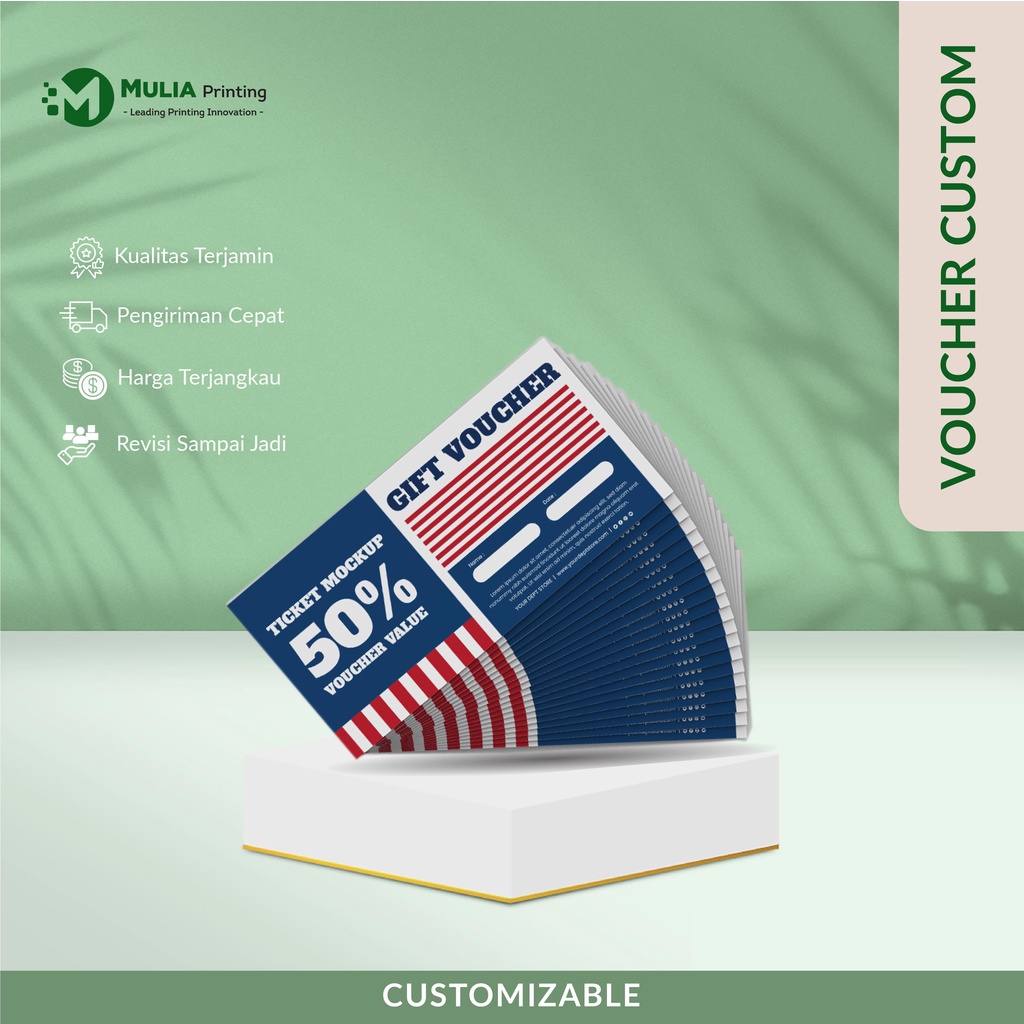 

Cetak Kupon / Voucher / Karcis / Ticket - Mulia Print