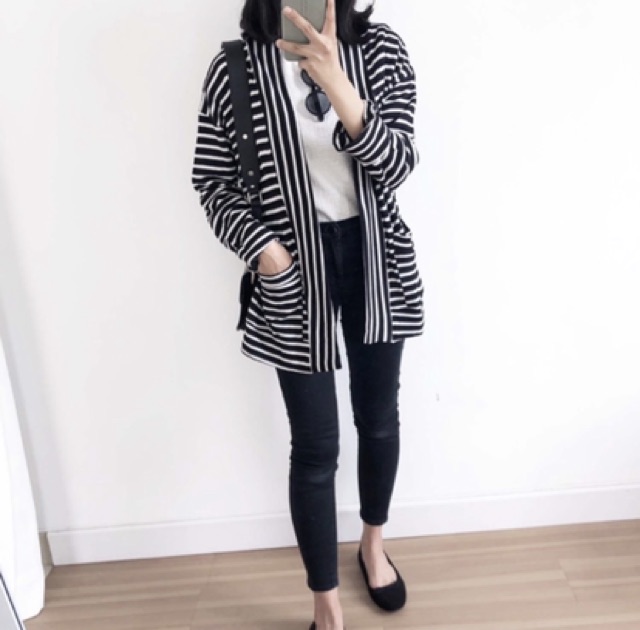 Stripe Cardigan / Cardigan Garis garis / Outer Stripe