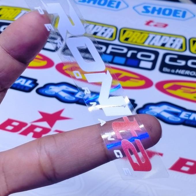 

HOT SALE Cetak Stiker Transparan A3+ Tinta Putih Tahan Air, Gores & UV