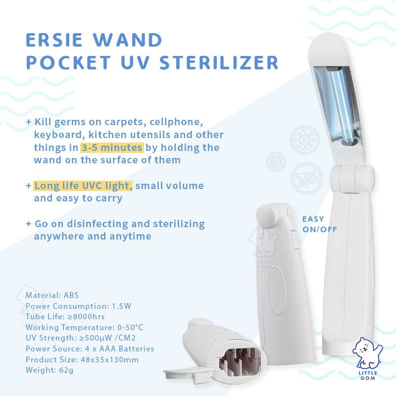 Ersie Wand Portable UVC Sterilizer